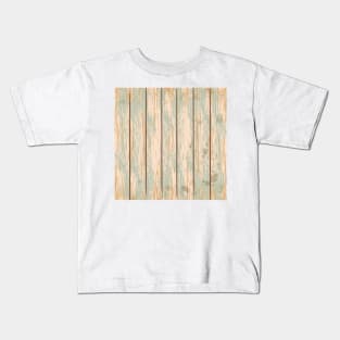 Vintage wooden background Kids T-Shirt